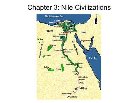 Chapter 3: Nile Civilizations