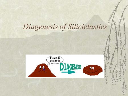 Diagenesis of Siliciclastics