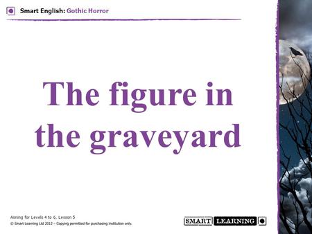 The figure in the graveyard