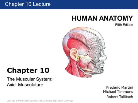 The Muscular System: Axial Musculature