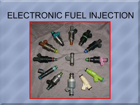 ELECTRONIC FUEL INJECTION. Introduction Strict emission standards require precise fuel delivery Computers used to calculate fuel needs EFI very precise,