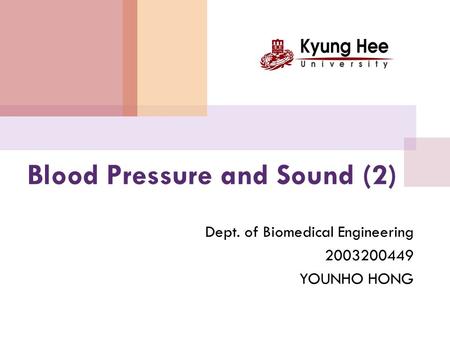 Blood Pressure and Sound (2)