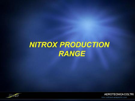 NITROX PRODUCTION RANGE