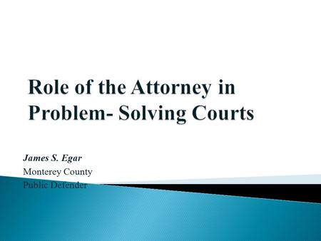 James S. Egar Monterey County Public Defender. In representing a client, a lawyer shall exercise independent, professional judgment and render candid.