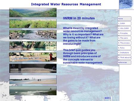 Integrated Water Resources Management