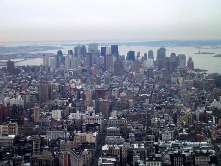 Hotel Room, 12th floor This morning I watched from here a helicopter skirting like a damaged insect the Empire State Building, that jumbo size dentist's.