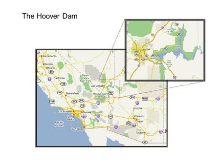 The Hoover Dam. The first concrete was placed into the dam on June 6, 1933. Since no structure of the magnitude of the Hoover Dam had been constructed,