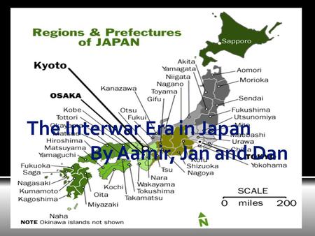  A major Japanese leader, during the interwar era was Emperor Hirohito.  He was next in line of the ruling family of Japan.