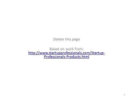 Delete this page Based on work from:  Professionals-Products.html