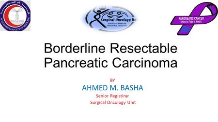 Borderline Resectable Pancreatic Carcinoma