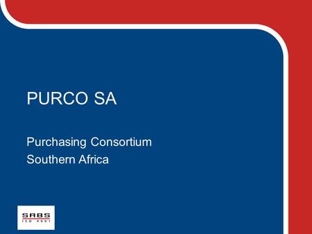 Purchasing Consortium Southern Africa