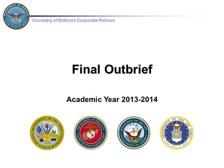 Final Outbrief Academic Year 2013-2014.