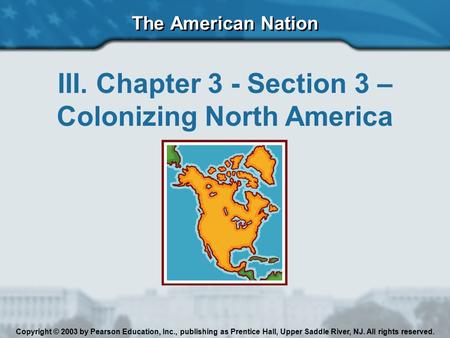 Colonizing North America