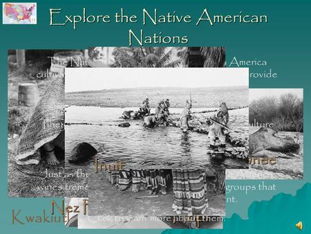 Explore the Native American Nations