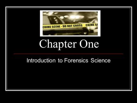 Forensic Science and the Law