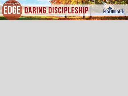 Ben Marquez Director of Discipleship 316.737.6383 Welcome.