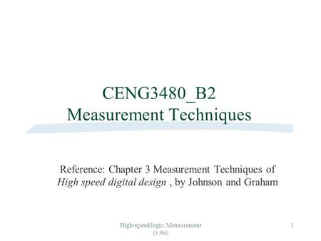 CENG3480_B2 Measurement Techniques