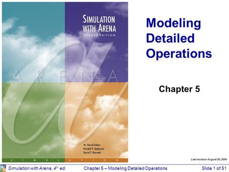 Modeling Detailed Operations