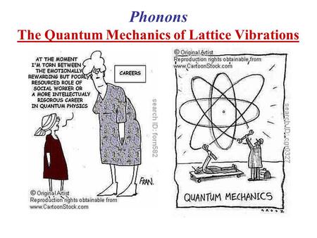 Phonons The Quantum Mechanics of Lattice Vibrations