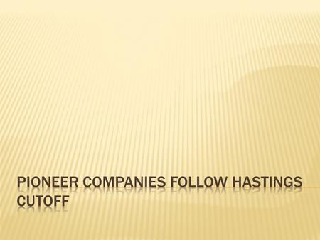  1840’s- People were interested in moving to the west coast to California and the NorthEast  Lansford W. Hastings suggested there was a faster way to.