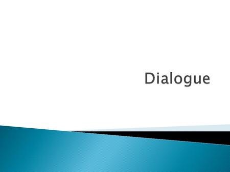 Break and indent paragraphs for different speakers.  Because dialogue involves two or more speakers, we need something that lets readers know where one.