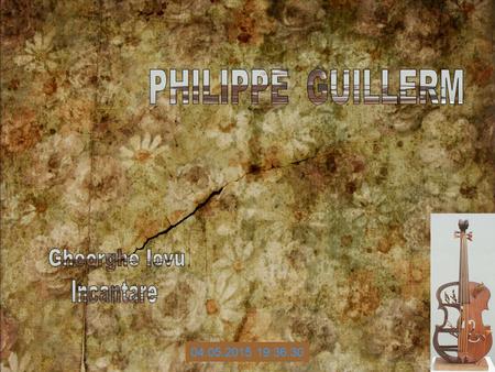 04.05.2015 19:38:13 Philippe Guillerm began his professional life in Paris, France, the city where he was born in 1959 and lived for twenty years. Through.