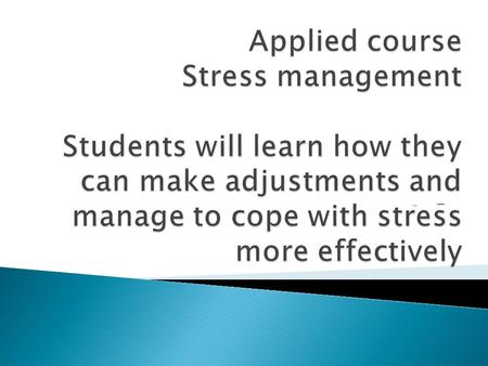 -.  Stress is a physical, mental or emotional response to events that causes bodily or mental tension. It is an outside force or event that has an effect.