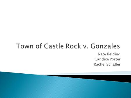 Nate Belding Candice Porter Rachel Schaller. History of Domestic Violence  753 B.C. ◦ During the reign of Romulus in Rome, wife beating is accepted and.