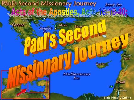 Acts 16:16-18 16 Once when we were going to the place of prayer, we were met by a slave girl who had a spirit by which she predicted the future. She earned.