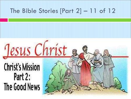 The Bible Stories [Part 2] – 11 of 12. After Jesus was arrested He was taken to be questioned by the High Priest. The High Priest thought Jesus was teaching.