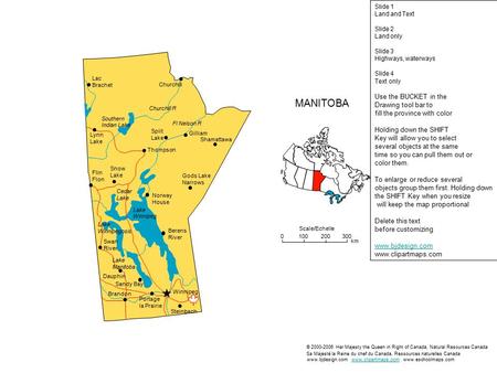 Scale/Echelle 0100 200 300 km © 2000-2006 Her Majesty the Queen in Right of Canada, Natural Resources Canada Sa Majesté la Reine du chef du Canada, Ressources.