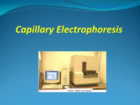 Capillary Electrophoresis