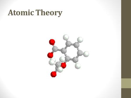 Atomic Theory.