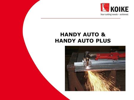 HANDY AUTO & HANDY AUTO PLUS. Handy Auto / Handy Auto Plus.