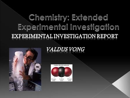 Practical Activity A – Preparation of Carbon Dioxide: Pre-lab Safety Information Practical Activity B – Properties of Carbon Dioxide: Pre-lab Safety Information.