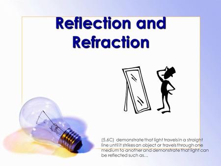 Reflection and Refraction