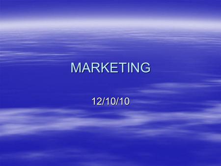 MARKETING 12/10/10. The decline of the American car industry The Importance of Marketing  For decades, motor cars manufactured by American companies.