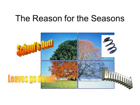 The Reason for the Seasons