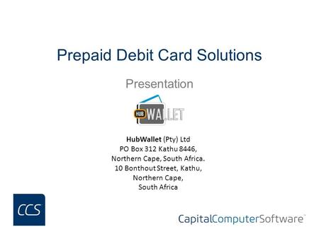 Prepaid Debit Card Solutions