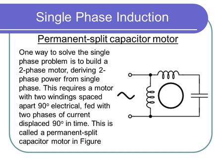 Single Phase Induction