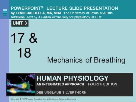 Mechanics of Breathing