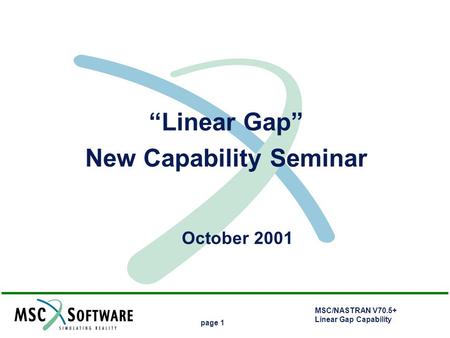 New Capability Seminar