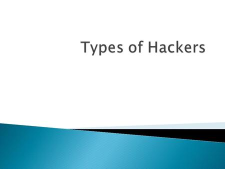  Someone who exercises playful ingenuity  Misusers of the internet who try to obtain or corrupt information; people who try to prevent it.