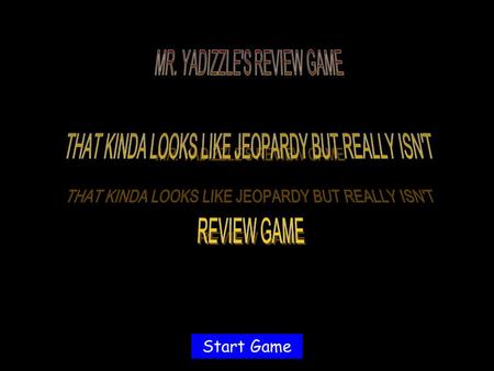 Start Game. Emo Short Stories and Mythlogy for the Common Freshman © 2006 by Mr. Mayers Pretty Powerful Poetry The Curious Incident of Mice and Men Literary.