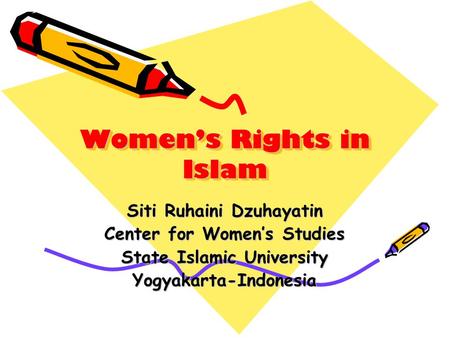 Women’s Rights in Islam