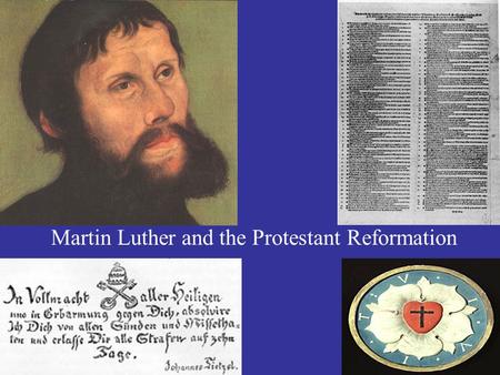 MARTIN LUTHER, (1483-1536) Martin Luther and the Protestant Reformation.