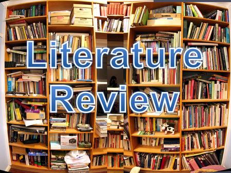 Critical account of research that has been published in your field Analysis of existing sources to build up a picture of current knowledge Examination.