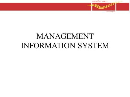 MANAGEMENT INFORMATION SYSTEM. Introduction Over the past two decades, a transformation to an information society has been taking place, and computers.