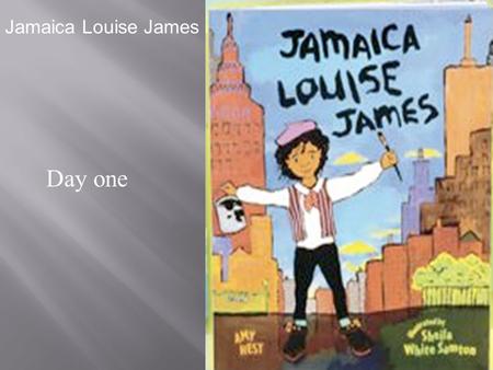 Jamaica Louise James Day one. Question of the Day What kind of things do you like to draw? I like to draw___________ because_______________.