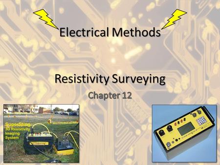 Resistivity Surveying